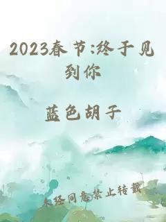2023春节:终于见到你